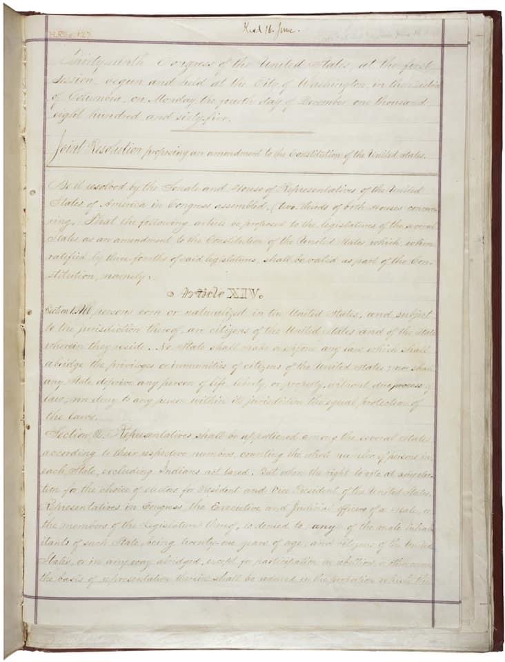 The Birth of Equal Protection