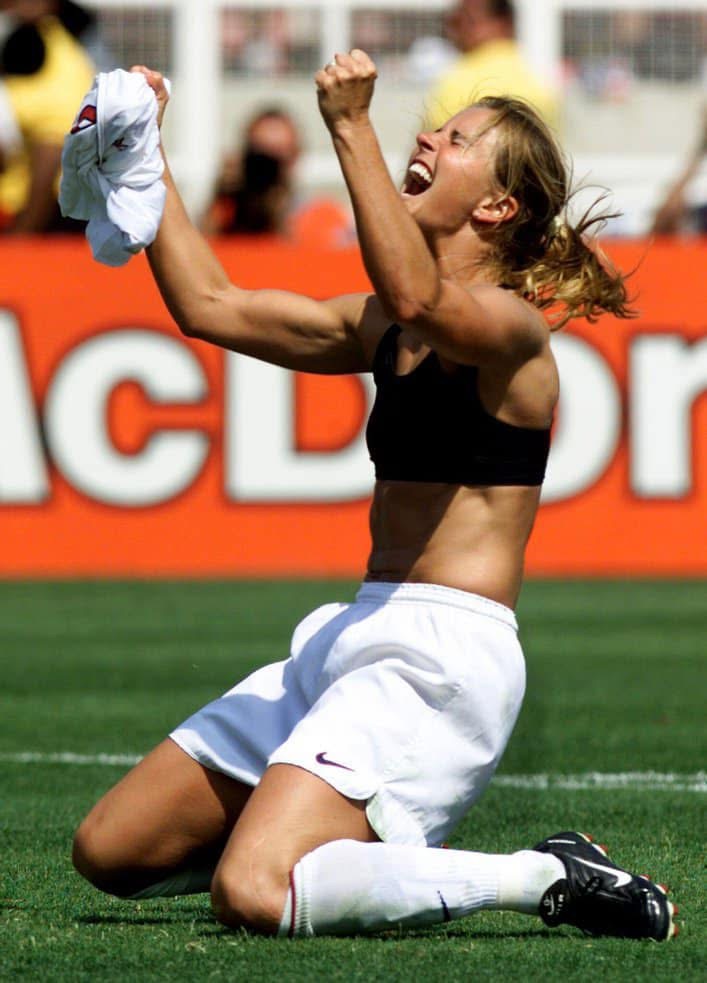 The Shot Felt Around the World: Brandi Chastain’s Moment of Triumph