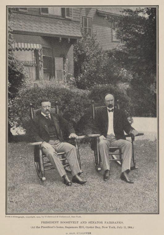 High Politics on the Porch at Oyster Bay