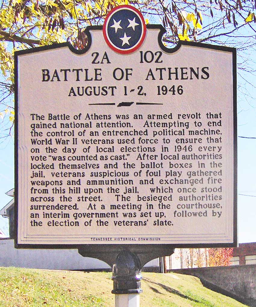 The Battle of Athens, Tennessee