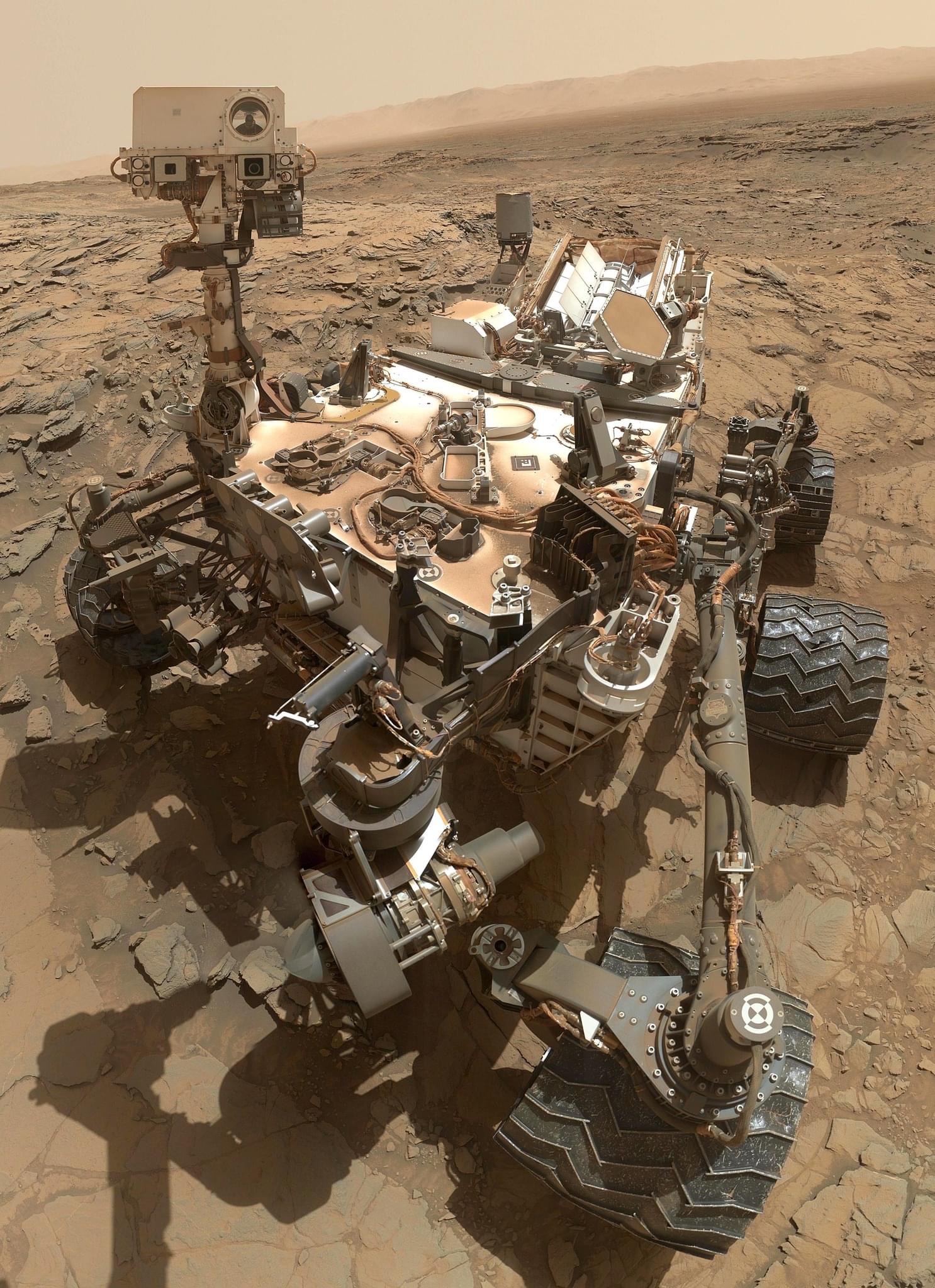 A Lonely Pioneer on the Red Horizon