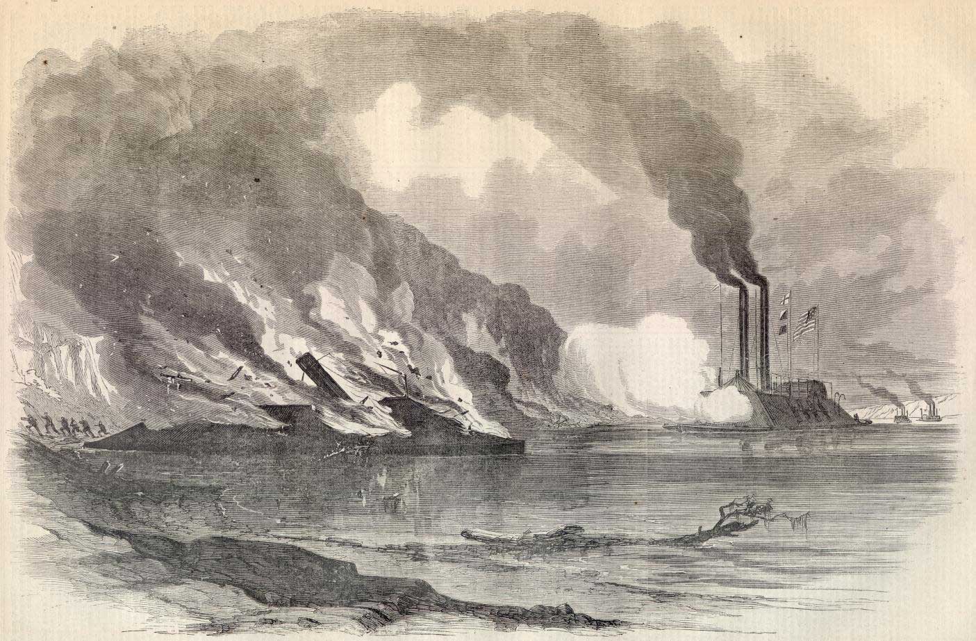 The Fiery End of a Ghost Ship