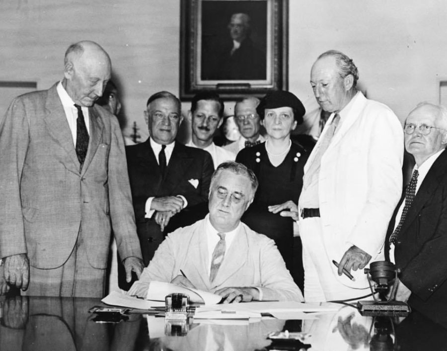 The Social Security Act: FDR’s Economic Shield for a Weary Nation