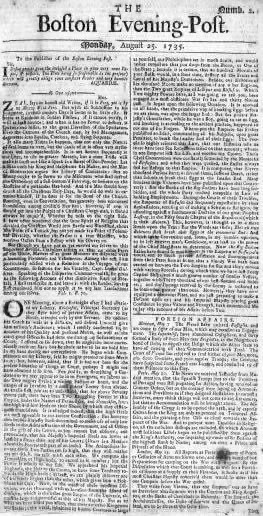 The Boston Evening‑Post: Standardizing Independent News in the Colony