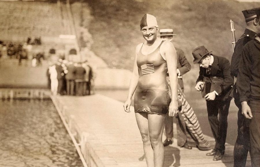 August 25, 1920 — Ethelda Bleibtrey: Smashed Barriers in the Antwerp Waves