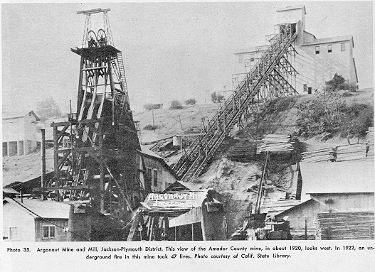 1922 — The Argonaut Mine Disaster: The Catastrophic Shaft Fire of Jackson