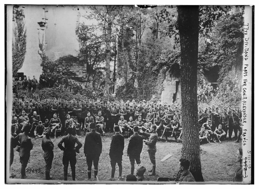 1918 — The 77th Division at Château Fère: WWI Symphony Among the Ruins