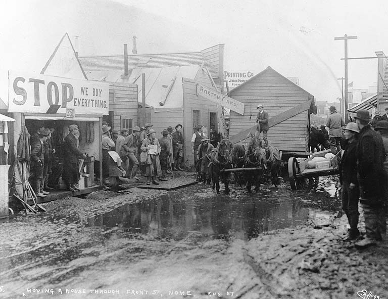 1900 — Front Street in Nome: Frontier Relocation in the Alaska Mud