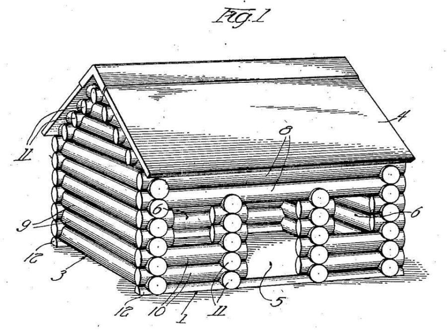 1920 — John Lloyd Wright Patents the Toy That Became Lincoln Logs
