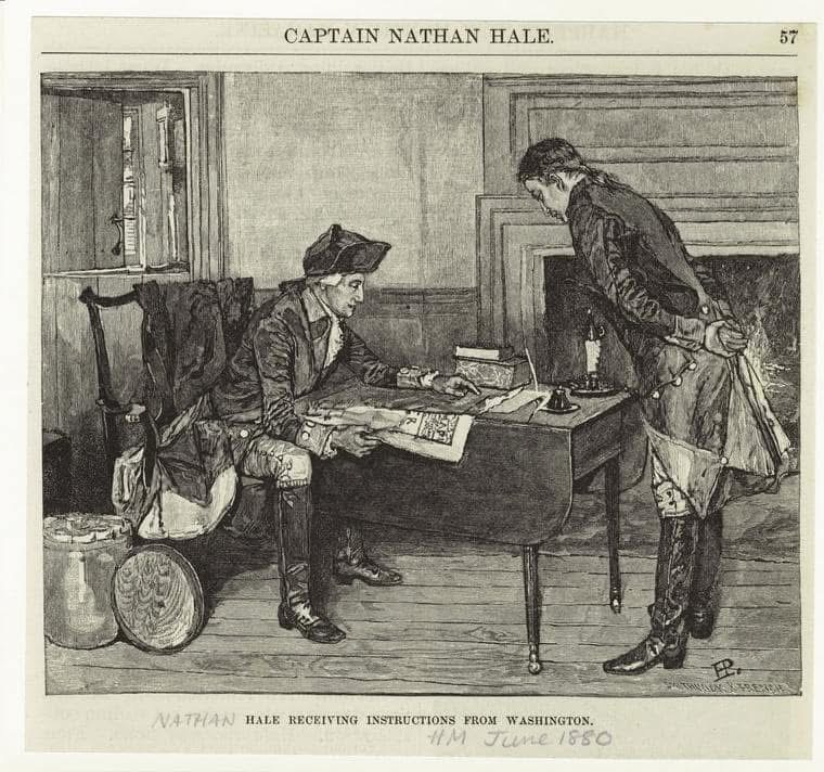 The Espionage Mission of Nathan Hale