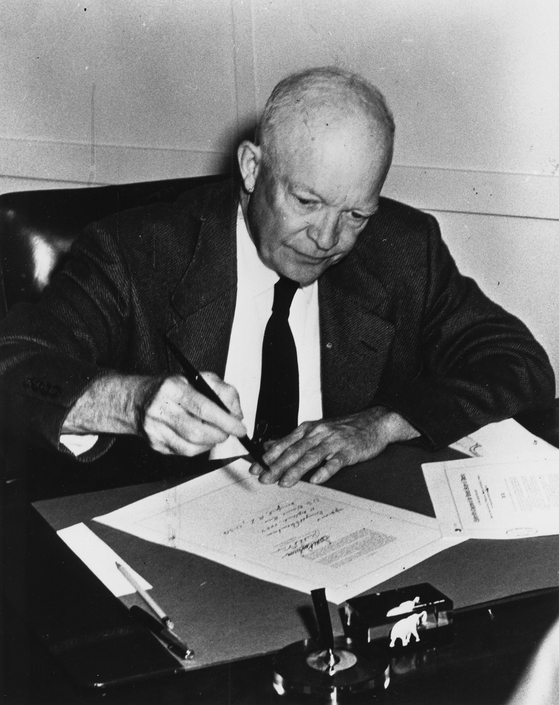 The Signing of the Civil Rights Act of 1957