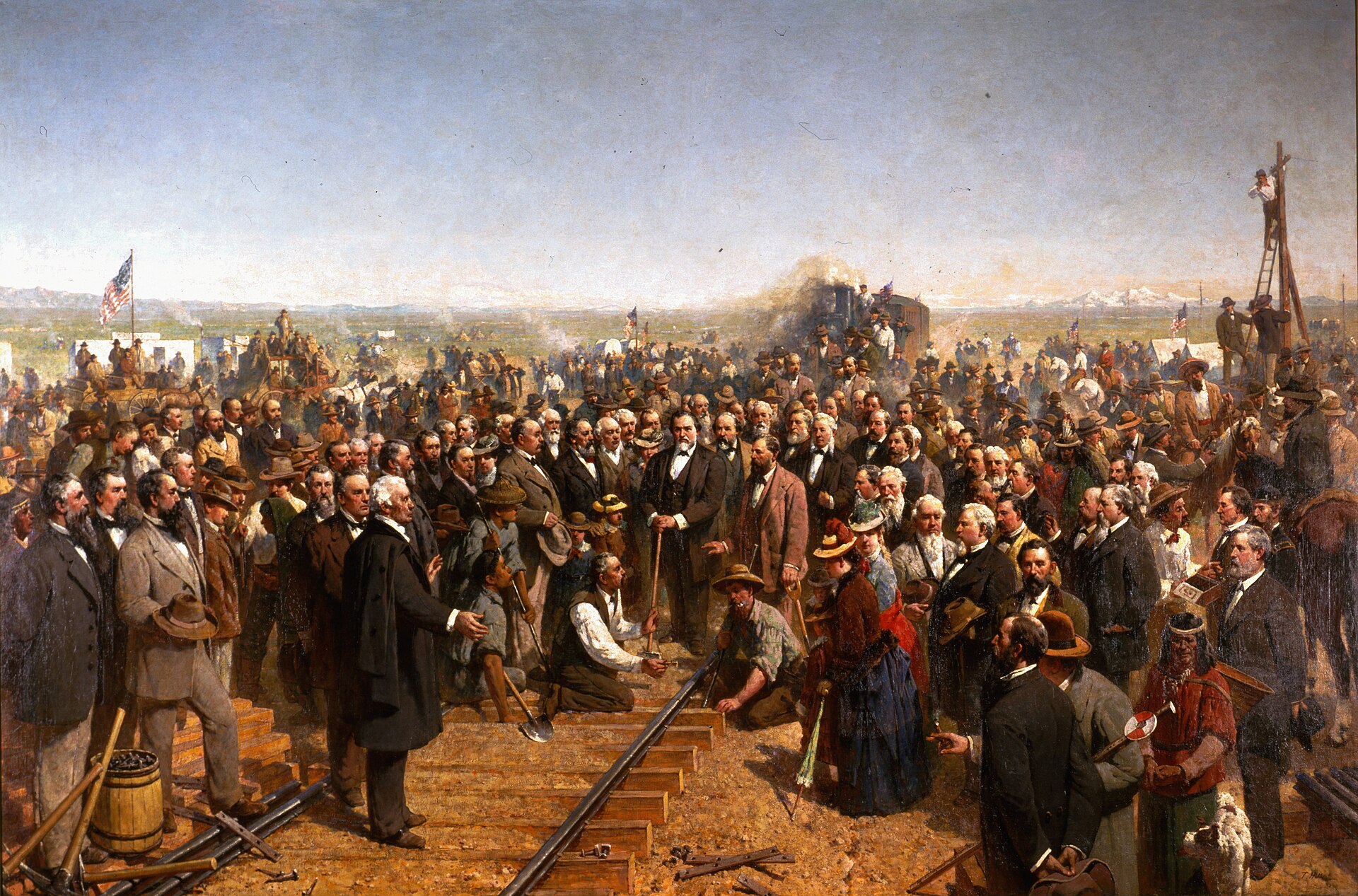 Thomas Hill and the Canvas of the Transcontinental Railroad