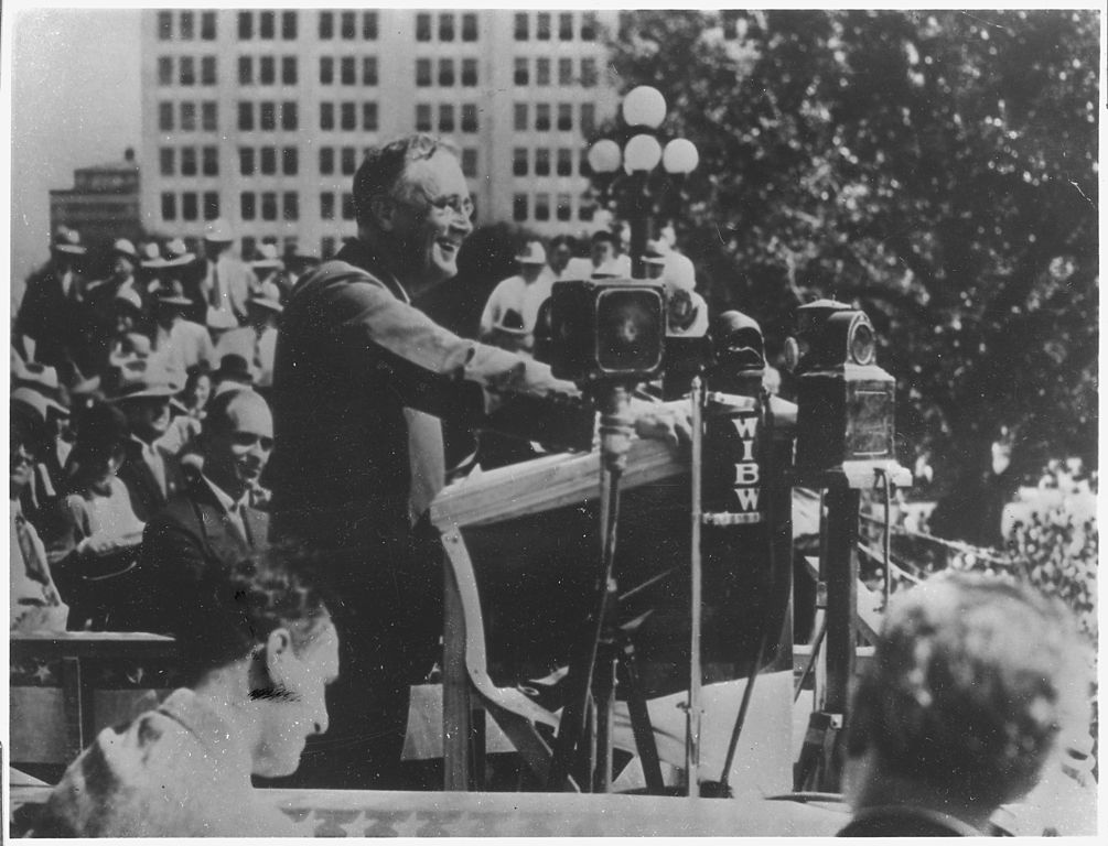 Franklin D. Roosevelt’s Campaign Stop in Topeka