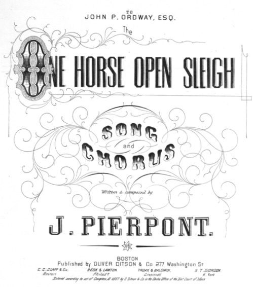 The Publication of “One Horse Open Sleigh”