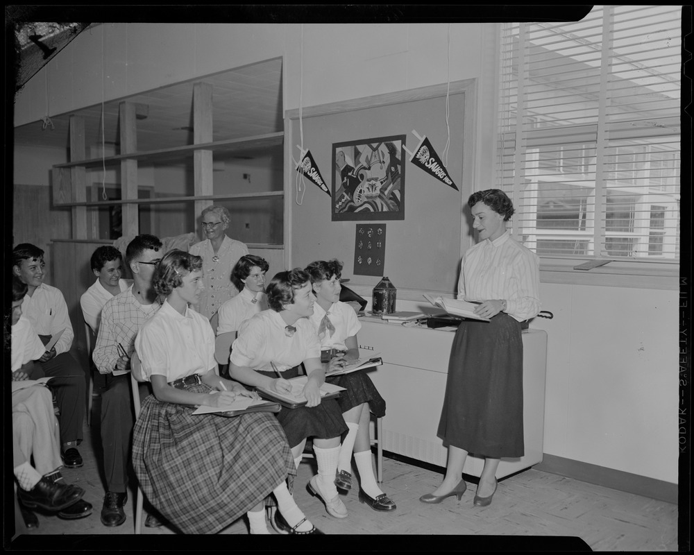 Classroom Scene at Saugus High School