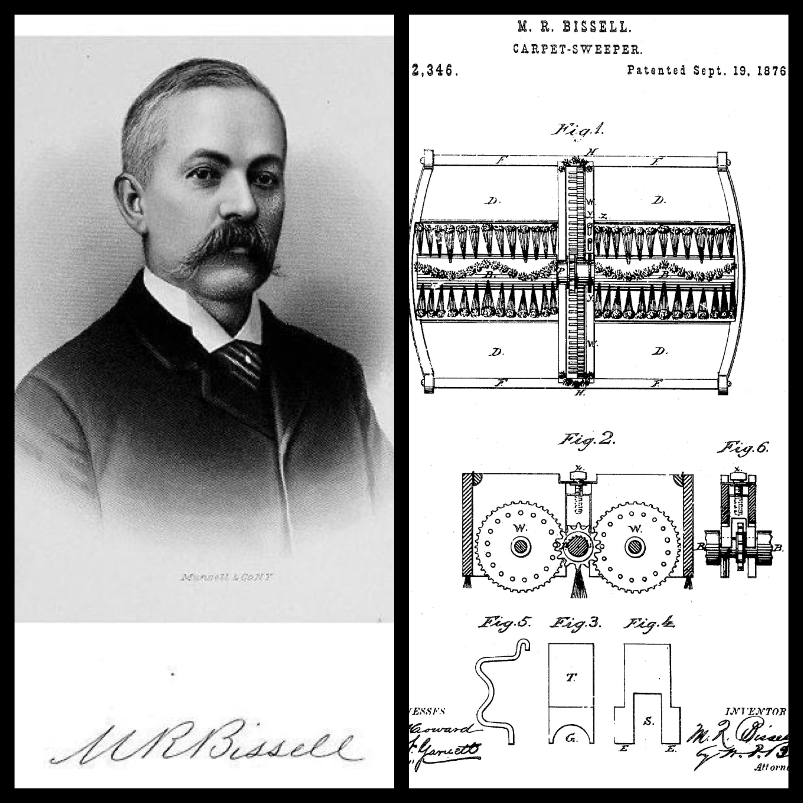 Melville R. Bissell’s Carpet Sweeper Patent