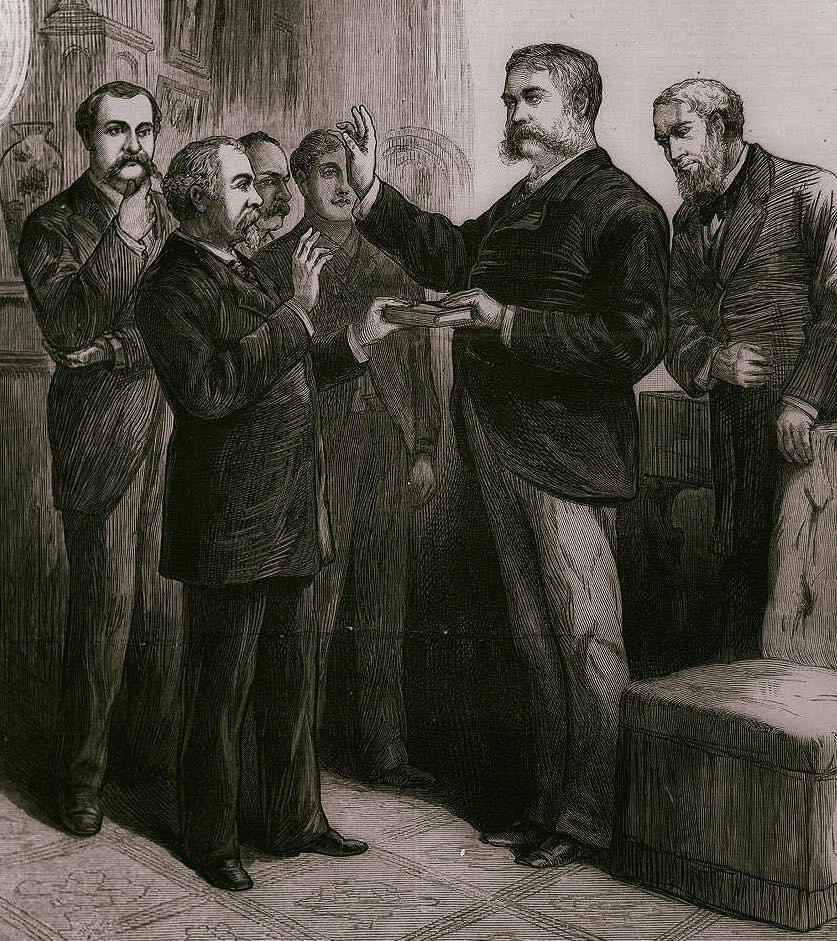The Swearing-In of President Chester A. Arthur