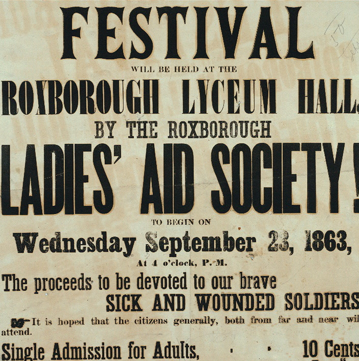 The 1863 Soldiers’ Benefit Festival