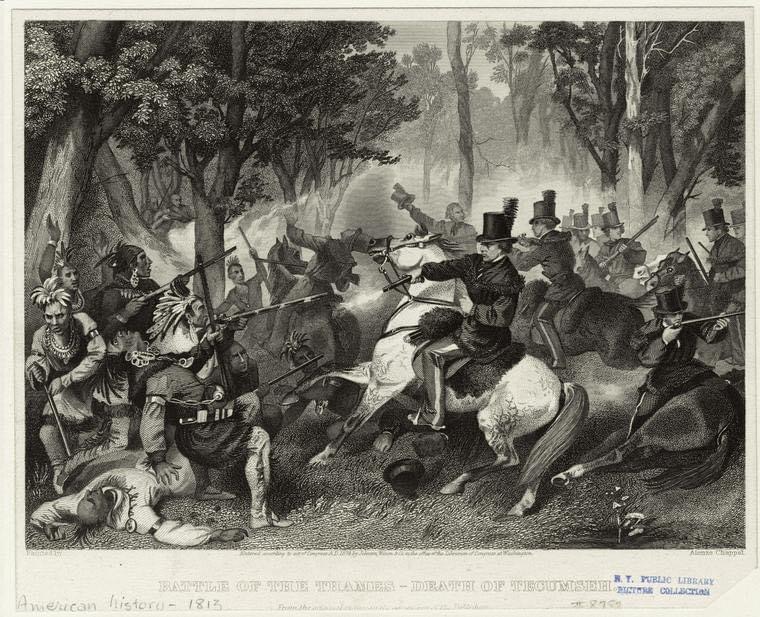 Tecumseh’s Final Prophecy at the Battle of the Thames