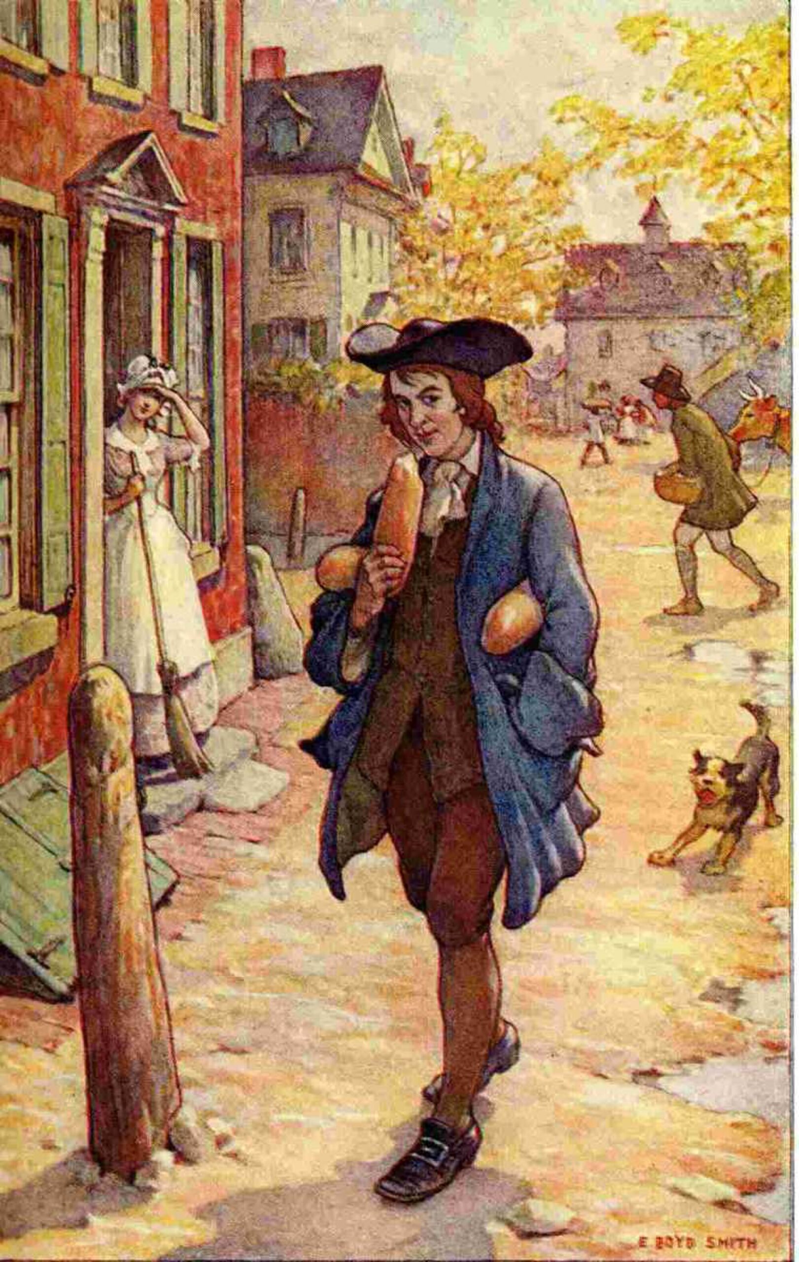 Benjamin Franklin’s Humble Arrival in Philadelphia