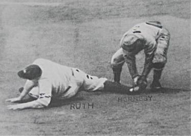 The 1926 World Series Finale — Ruth Caught Stealing