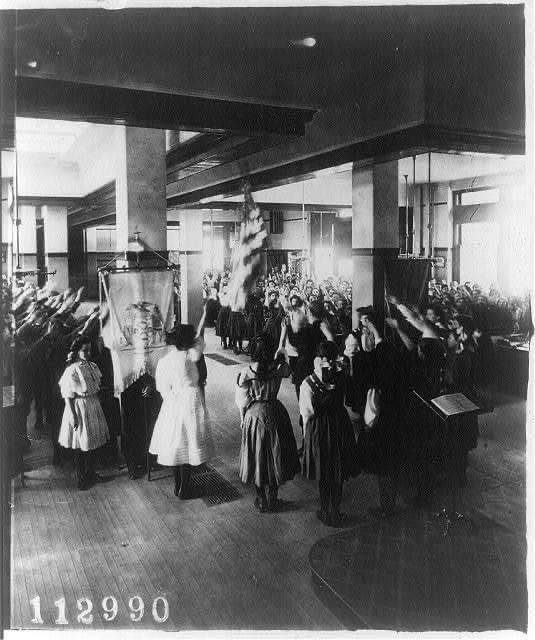 The Pledge of Allegiance — Its First School Recitation
