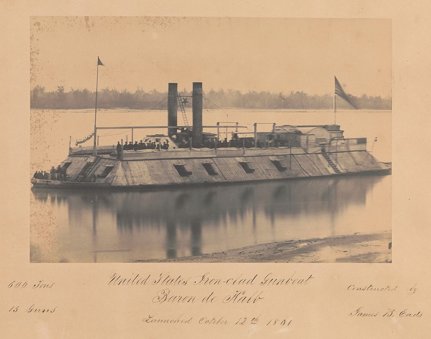 The Launch of the Ironclad St. Louis — River Armor in the Civil War