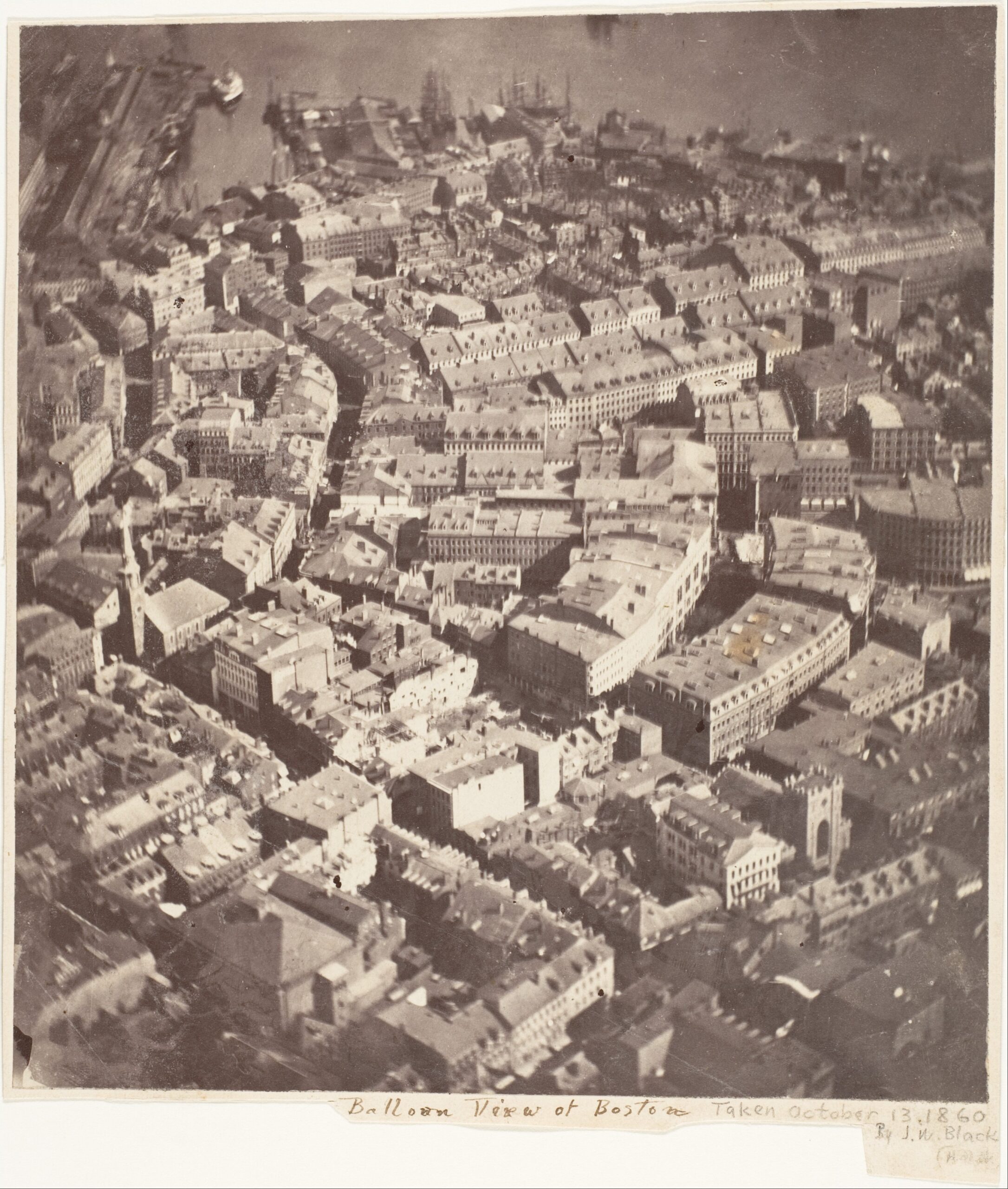 The First Aerial Photograph in America — Boston from the Sky