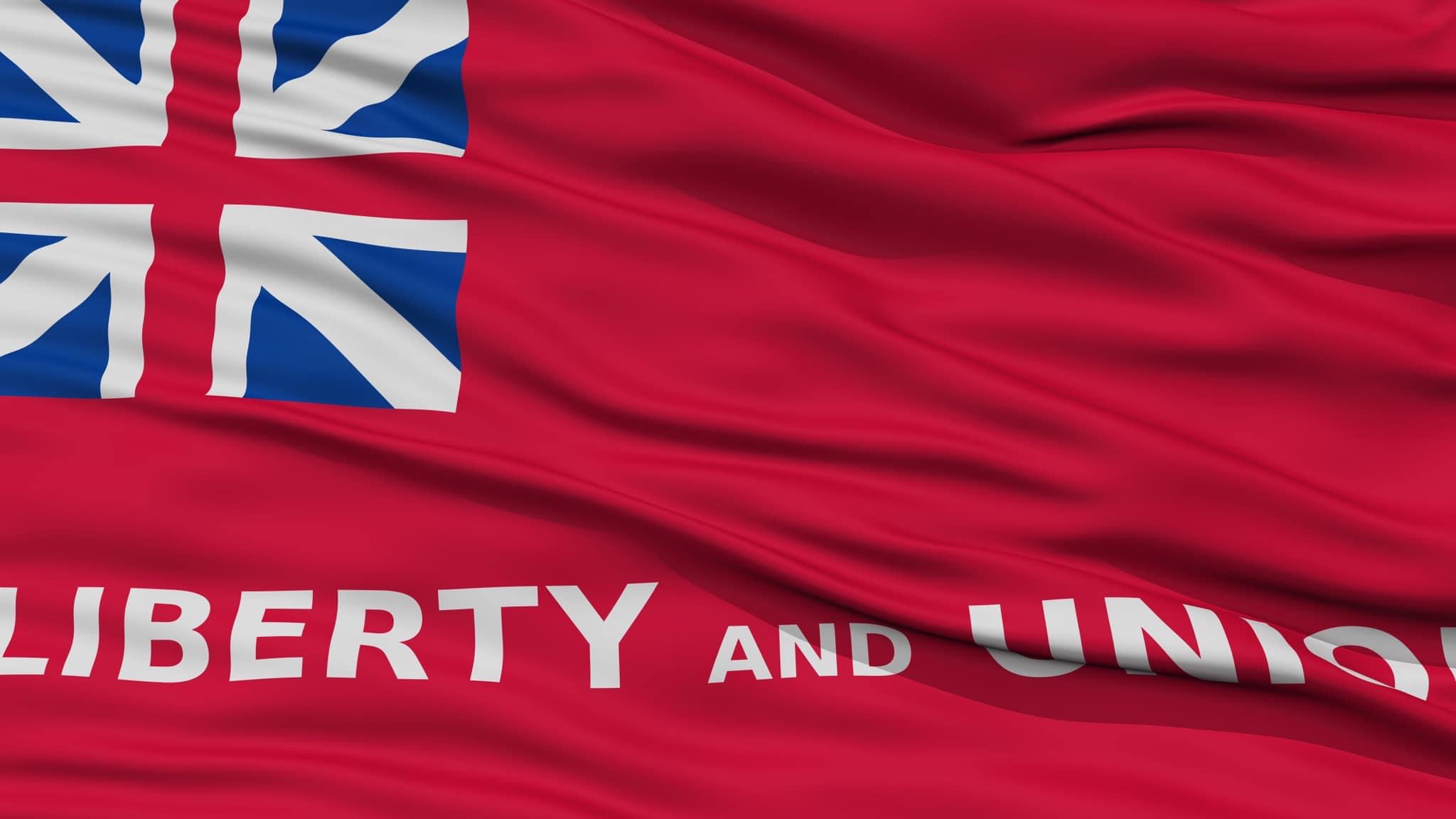The Taunton Flag — Liberty and Union