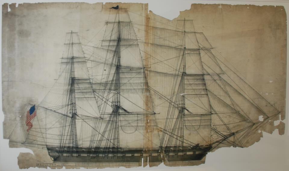 USS Constitution — The Launch of a Naval Legend