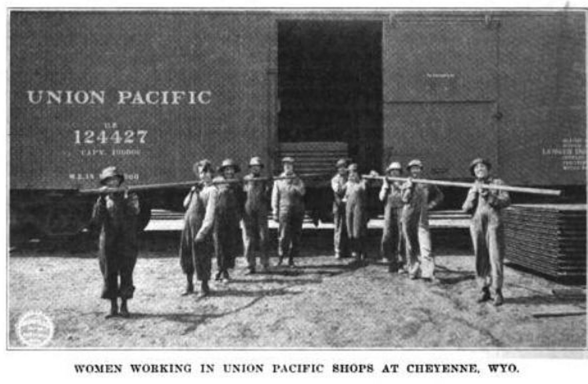 Women in the Union Pacific Shops — World War I Mobilization